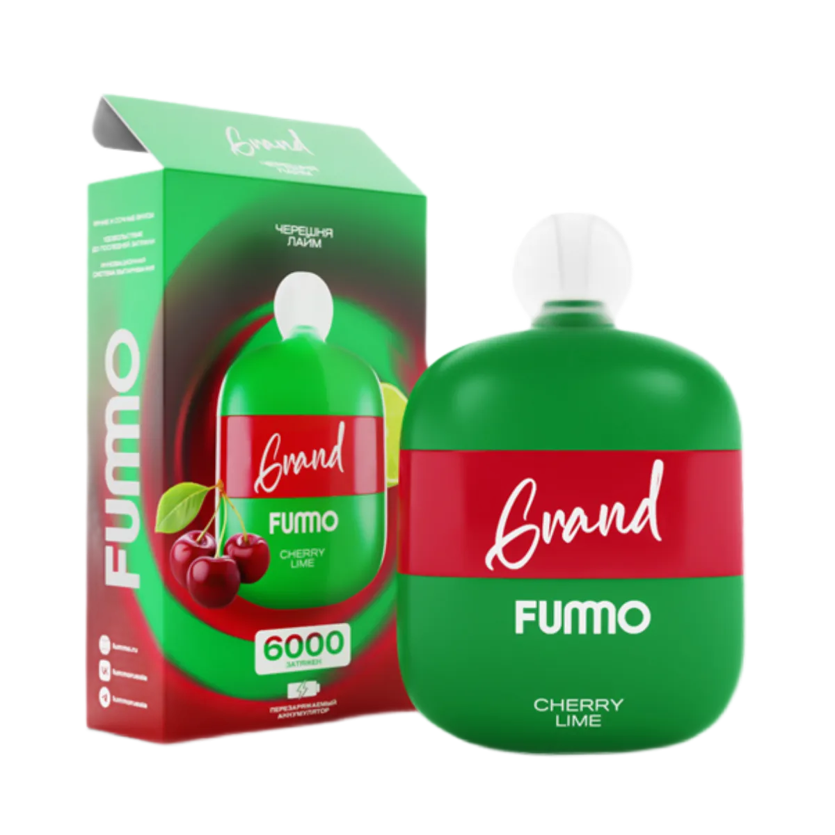 FUMMO GRAND 6000 Черешня лайм 2%