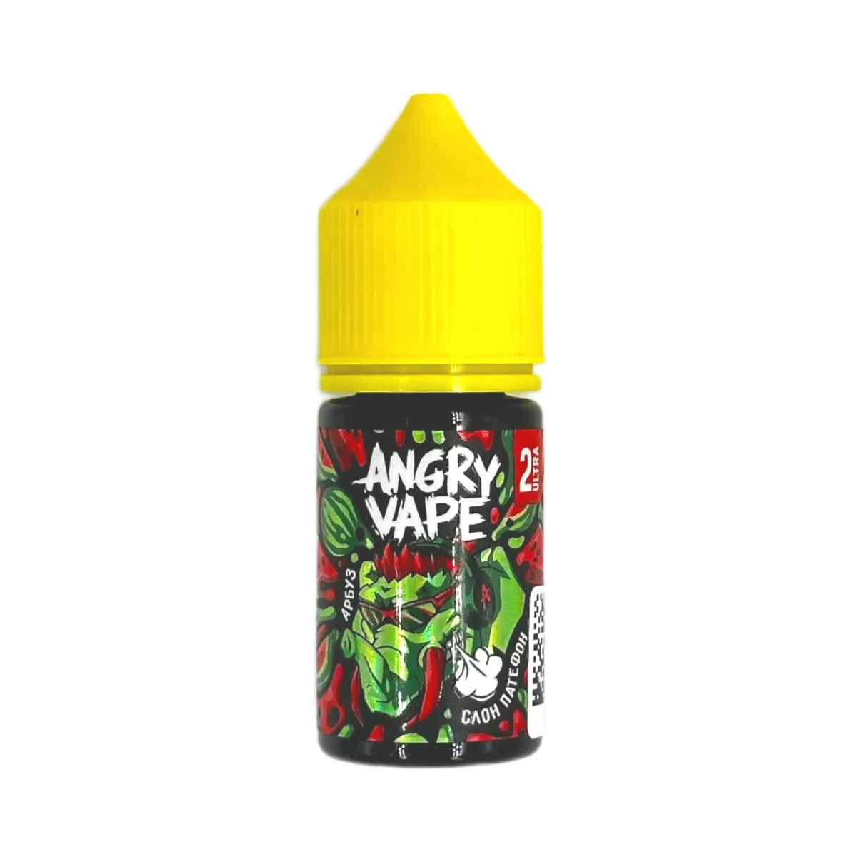 Angry Vape Salt Ultra Слон Патефон (арбуз) 30мл.20мг.