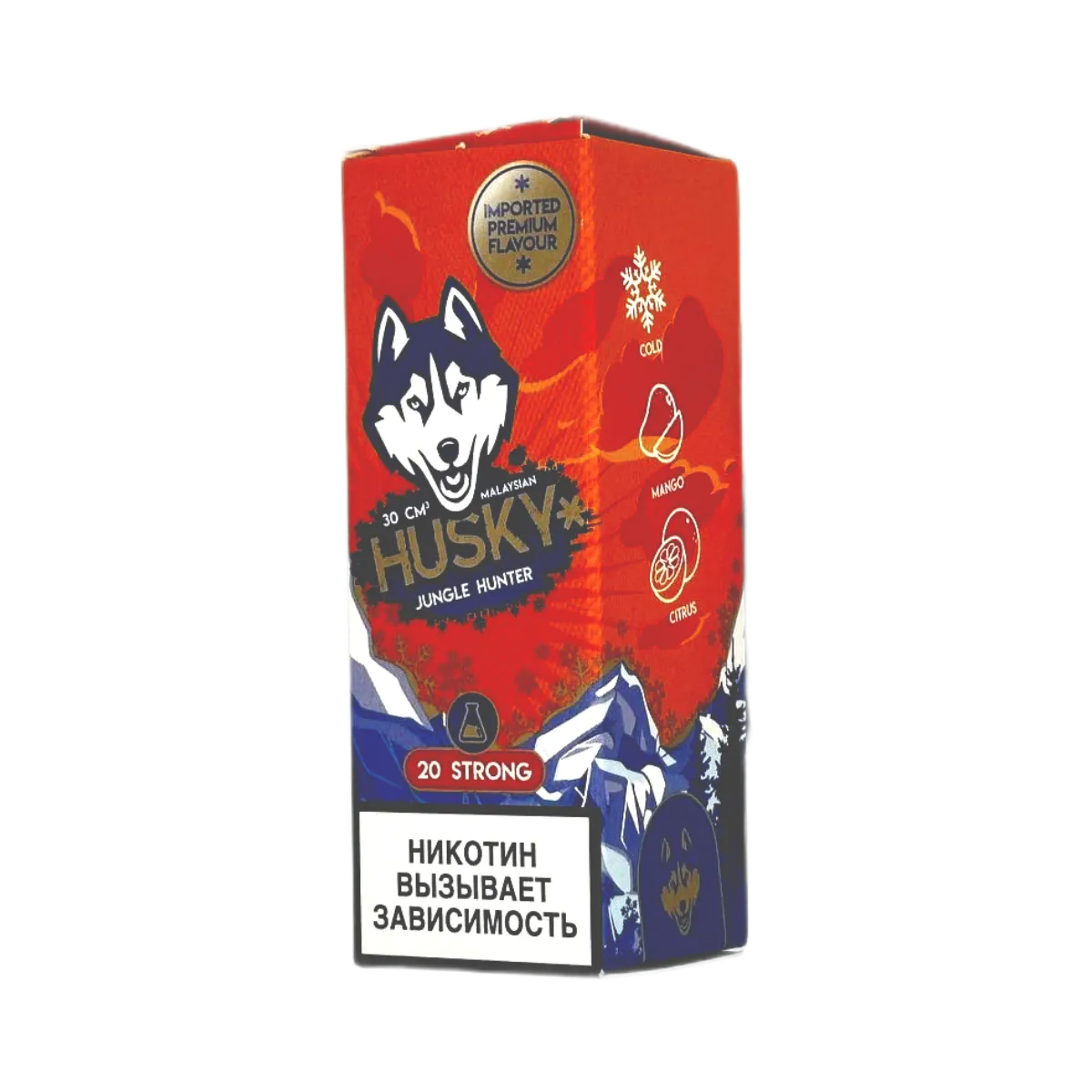 HUSKY SALT MALAYSIAN SERIES strong Манго цитрус 30мл.20мг.