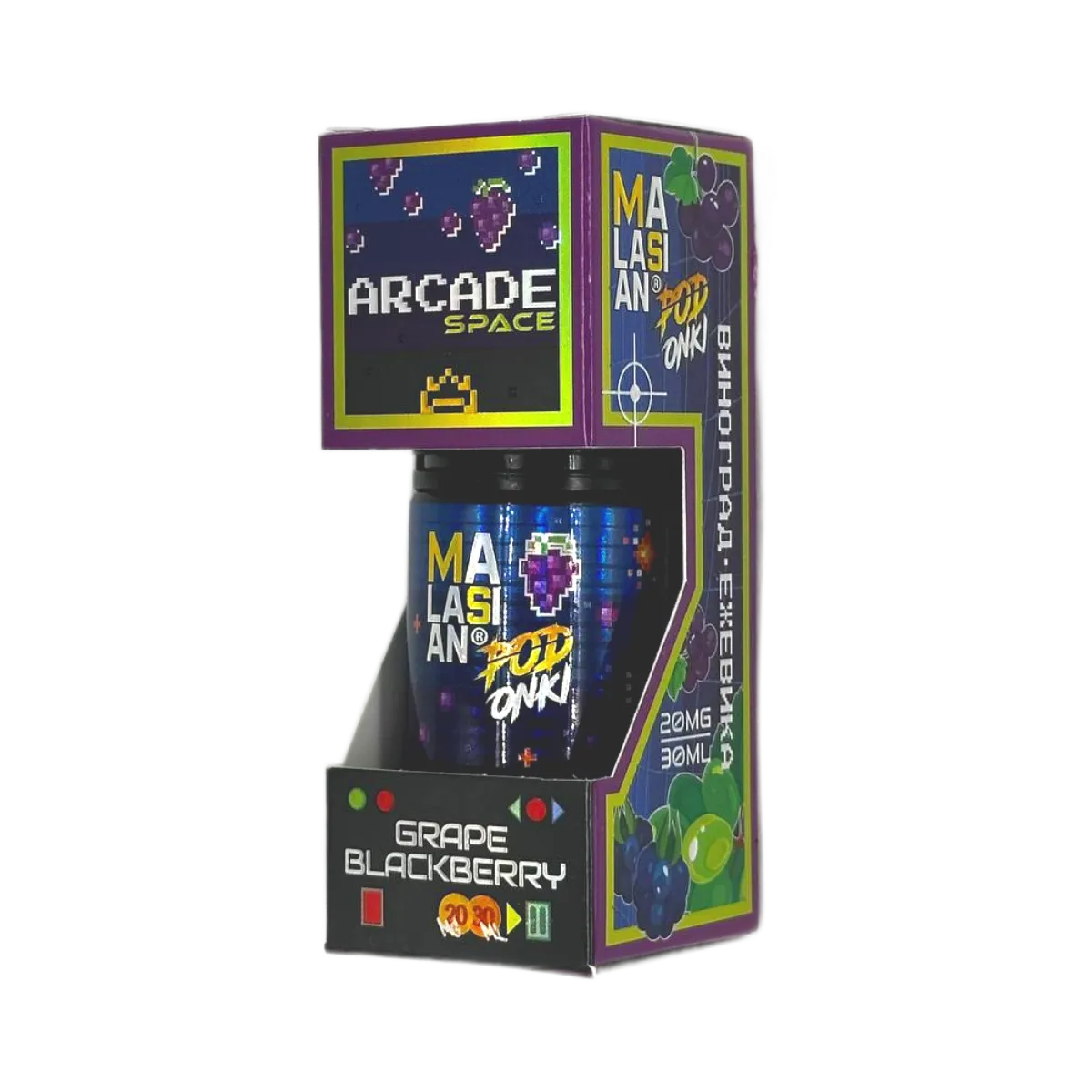 POD ONKI ARCADE Виноград ежевика 30мл.20мг.