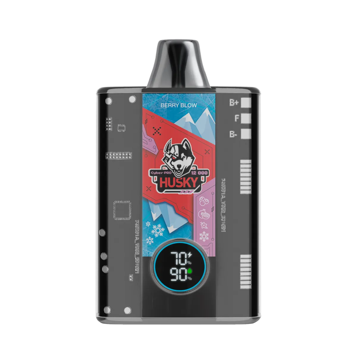 HUSKY CYBER PRO 12000 Черника гранат ваниль лед 2%