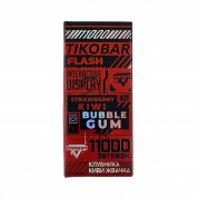 TIKOBAR FLASH 11000 Клубника киви жвачка 2%