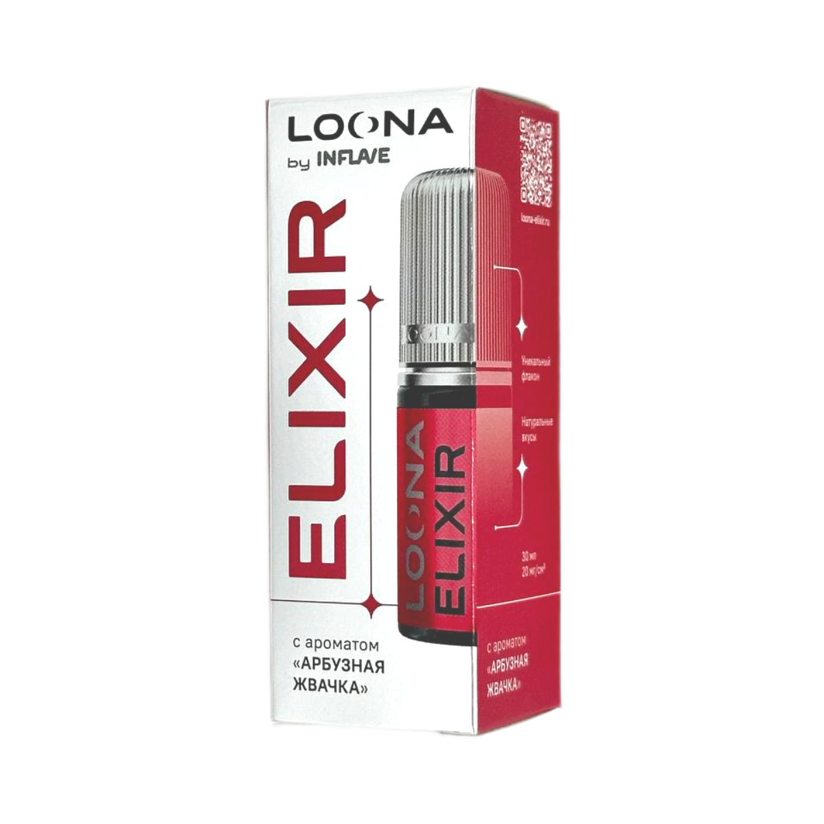 INFLAVE LOONA ELIXIR Арбузная жвачка 30мл.20мг.