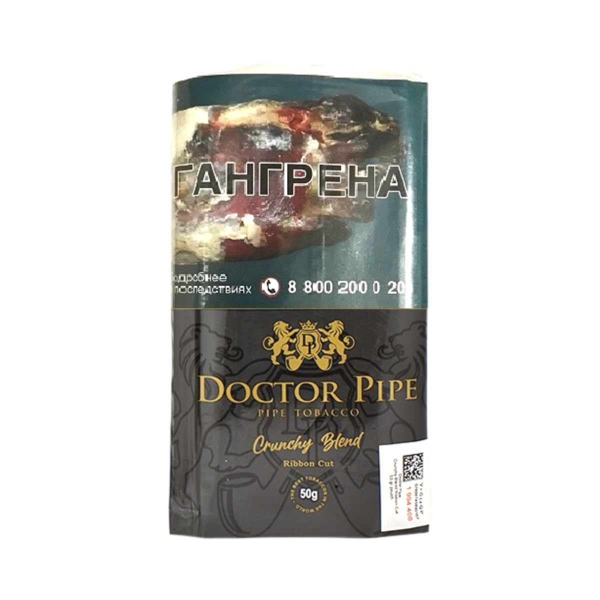 Табак труб. DOCTOR PIPE Crunchy Blend Ribbon Cut 50 гр.