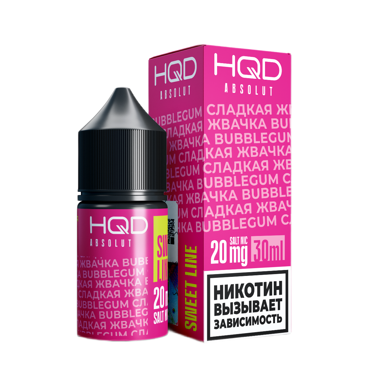 HQD ABSOLUT SWEET LINE Сладкая жвачка 2%