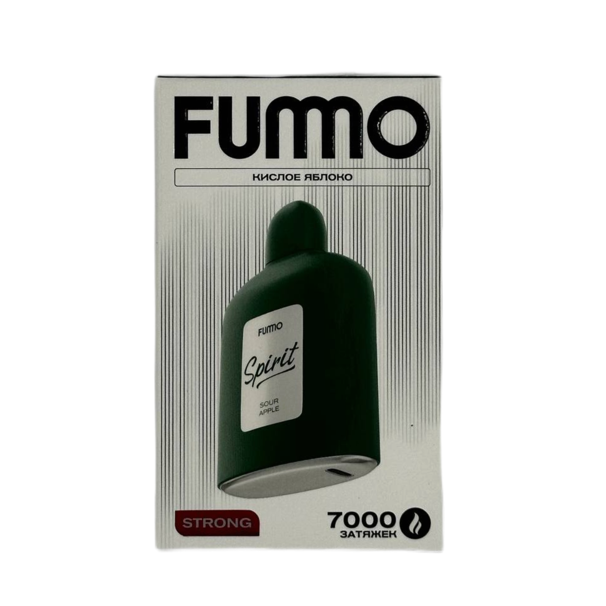 FUMMO SPIRIT 7000 Strong Кислое яблоко 2%