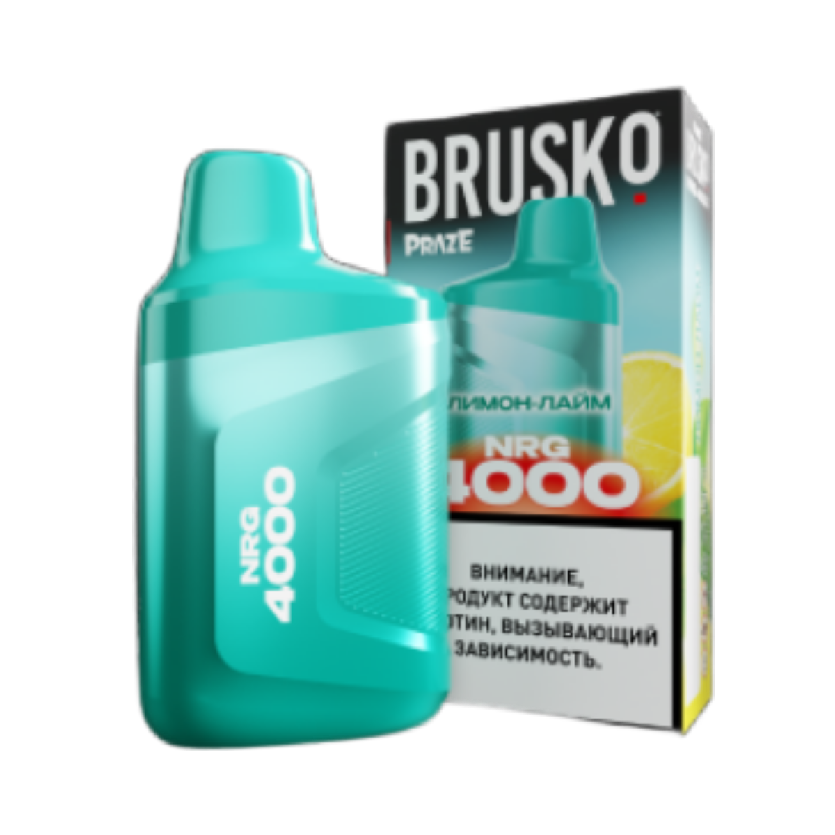 BRUSKO NRG 4000 Лимон лайм 2%