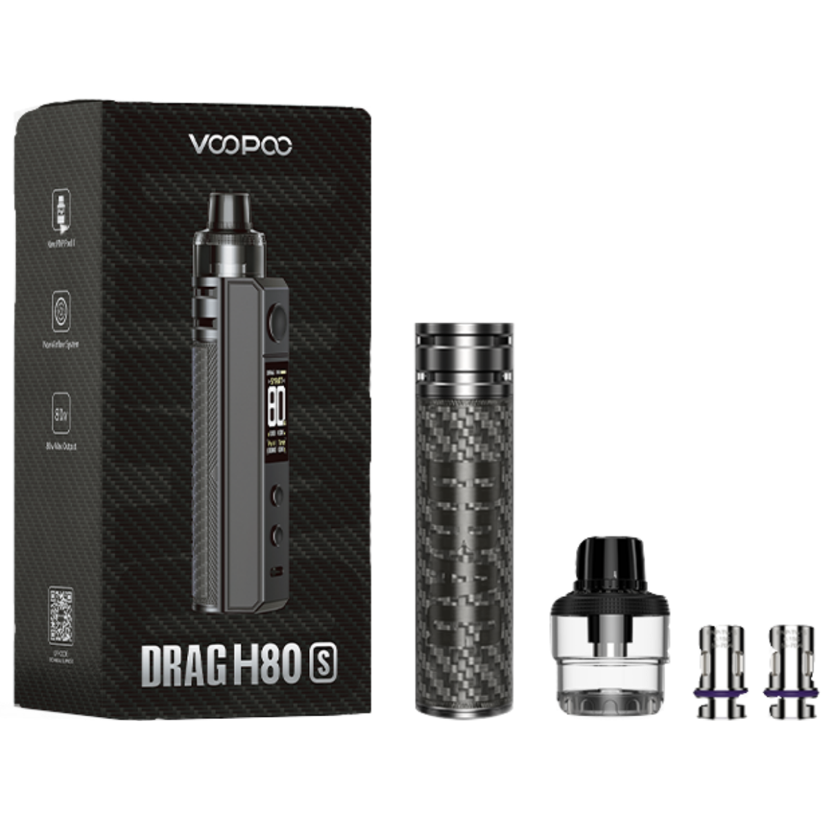 Voopoo DRAG H80s Pod Kit 80W Rainbow