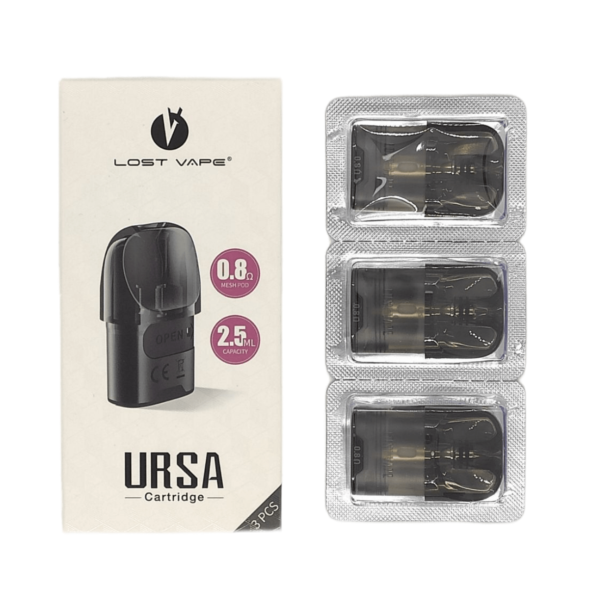 Lost Vape Ursa Nano Pod 0.8 ohm LSVP-65-A-POD (3 шт)