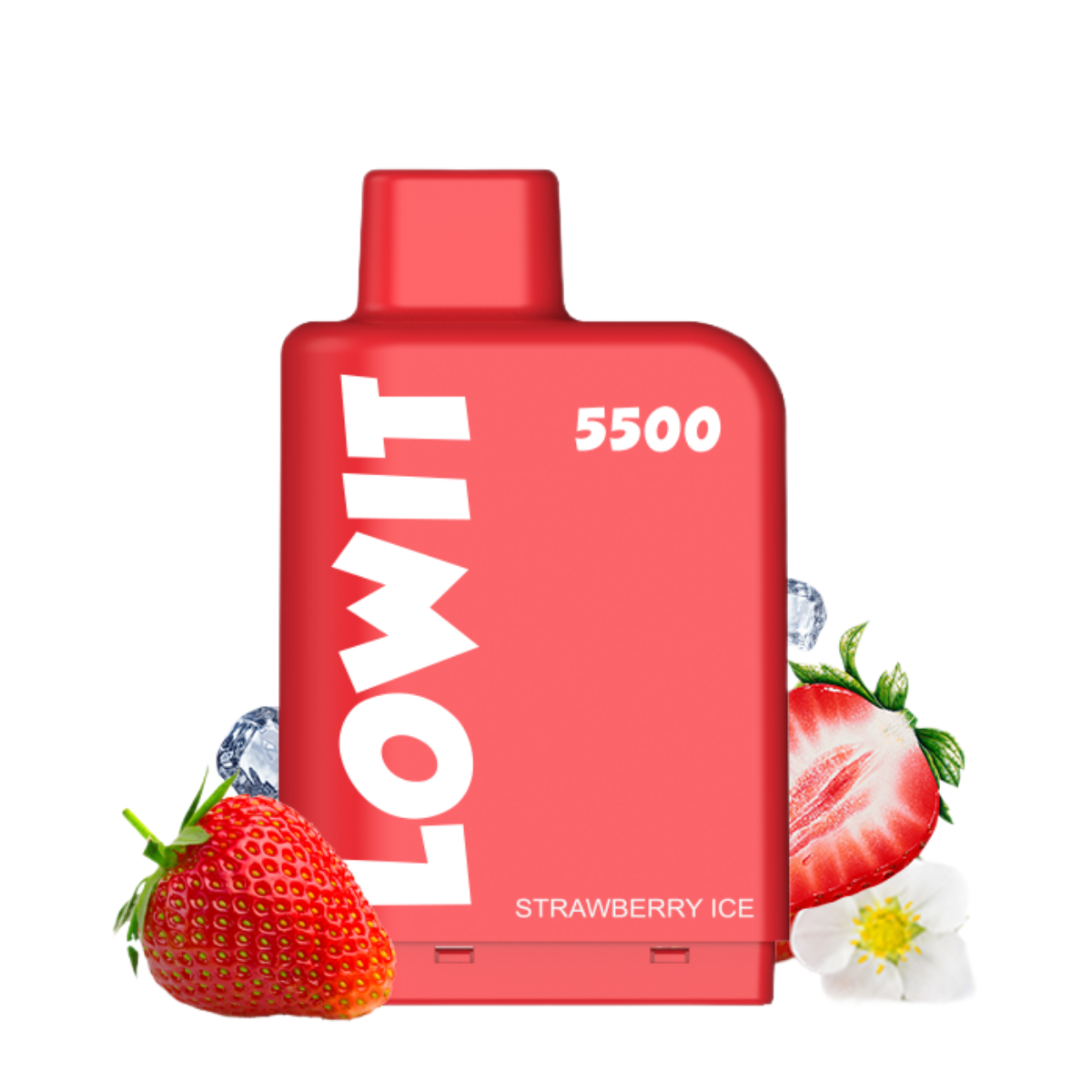 Картридж ELFBAR LOWIT 5500 Клубника лед 12мл 2%
