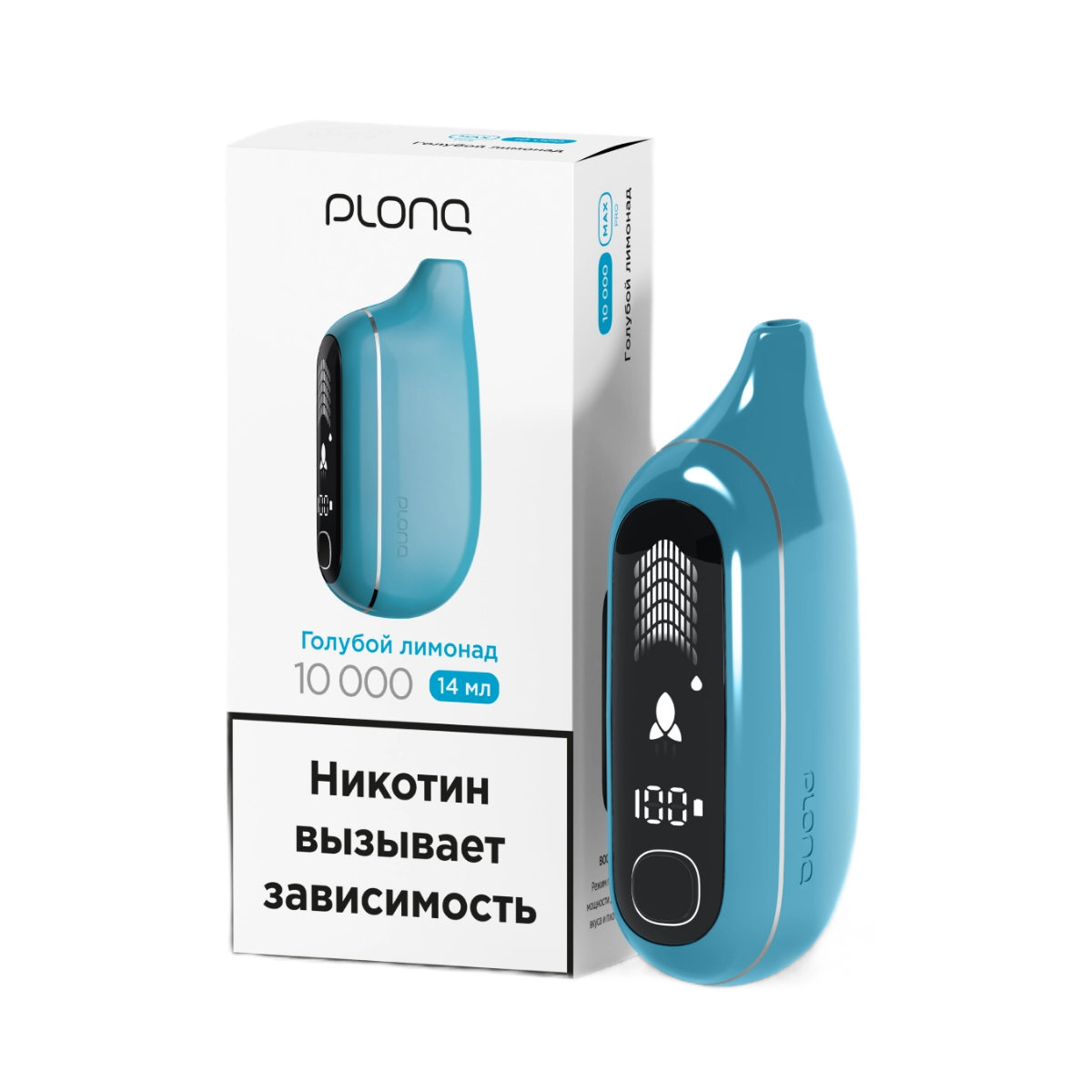 PLONQ MAX PRO 10000 Голубой лимонад 2%