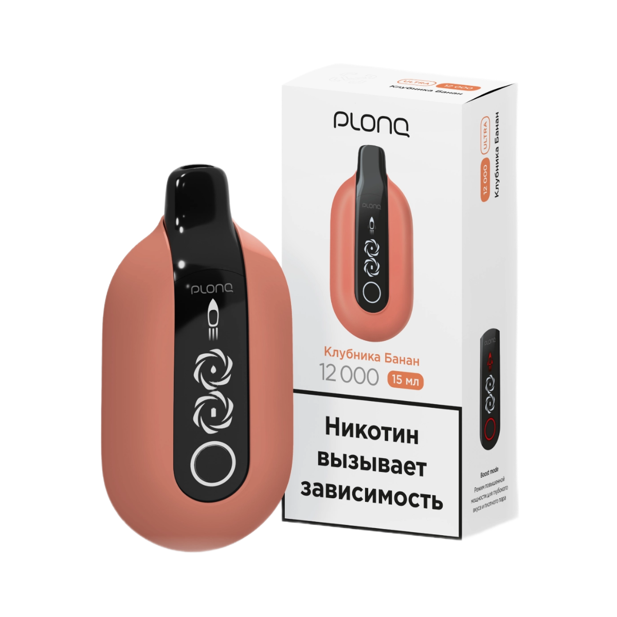 PLONQ ULTRA 12000 Клубника банан 2%
