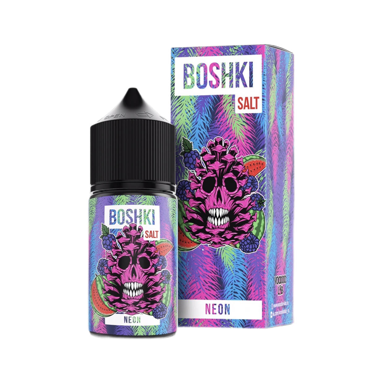 Boshki Salt strong Арбуз ежевика 30мл 4.5%