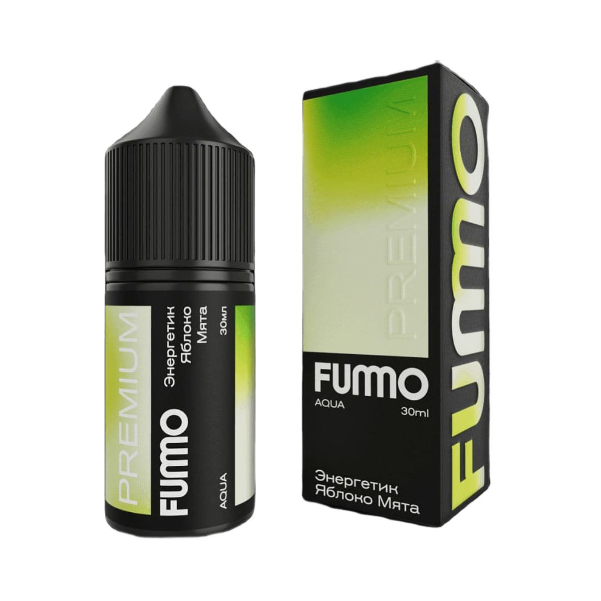 FUMMO AQUA Энергетик яблоко мята 30мл.20мг.