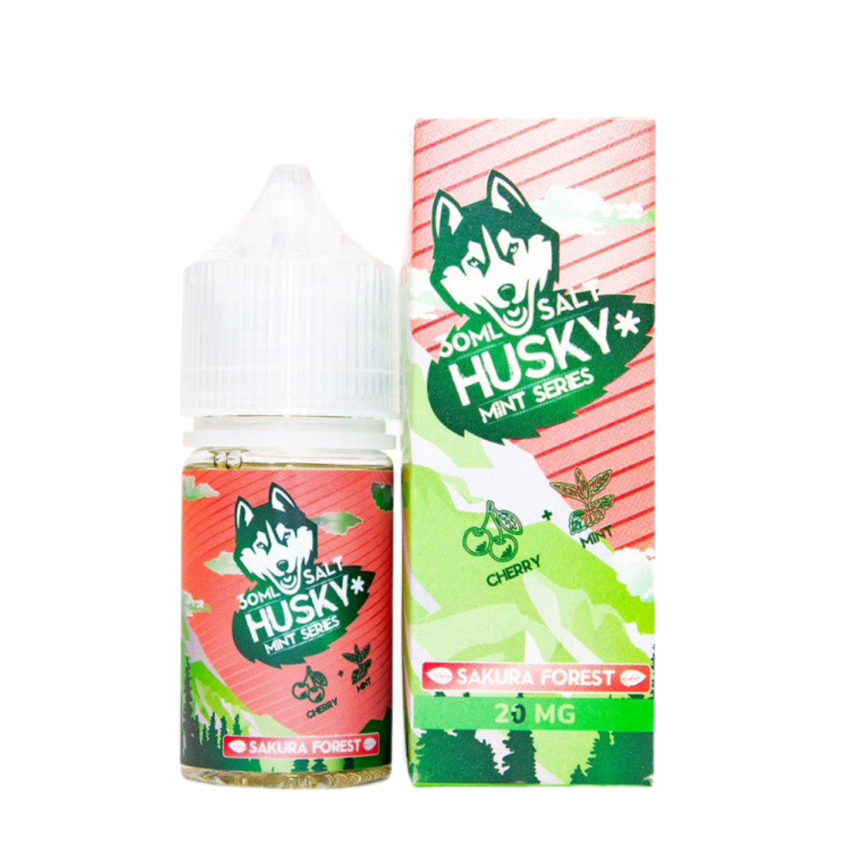 HUSKY SALT MINT Вишня сладкая мята 30мл 2%