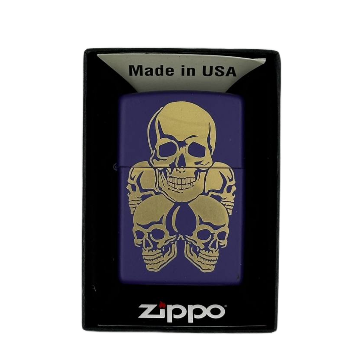 ZIPPO/48783 покр.Purple Matte, лат/сталь, фиолетовая