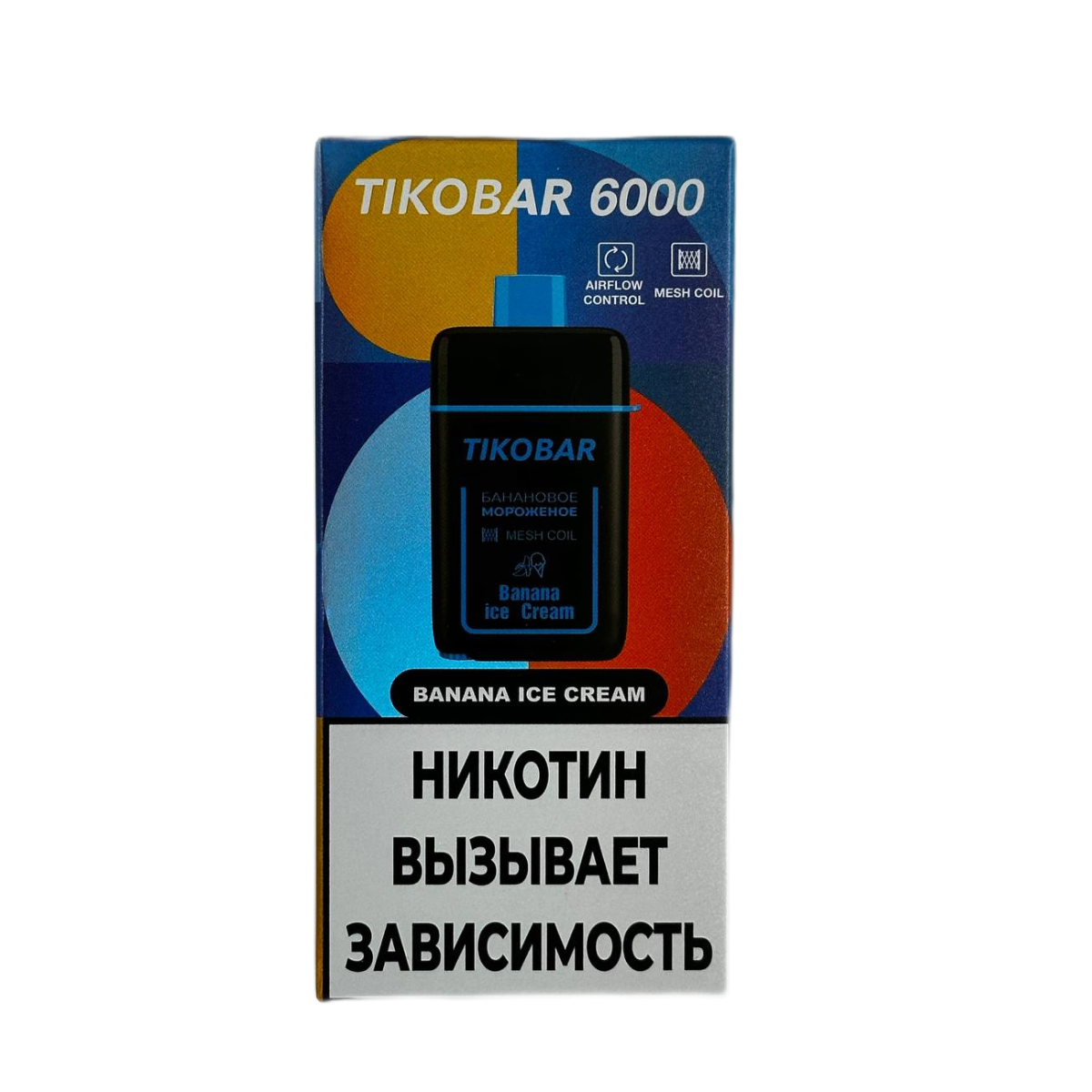 TIKOBAR 6000 Банановое мороженое 2%