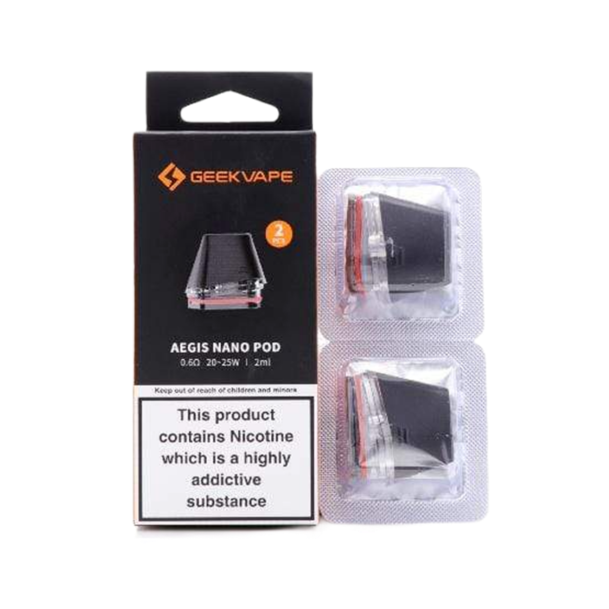 Geek Vape Aegis Nano N 0.6 Pod 2ml GV-166A-POD (в упак. 2 шт.)