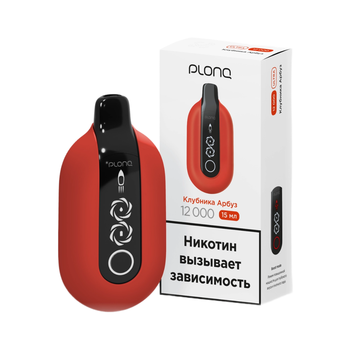 PLONQ ULTRA 12000 Клубника арбуз 2%