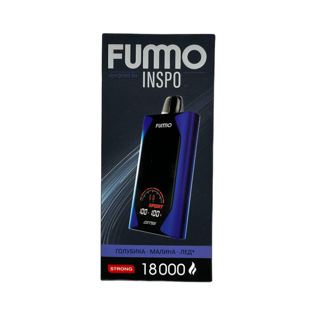 FUMMO GTS 18000 Голубика малина лед strong 2%
