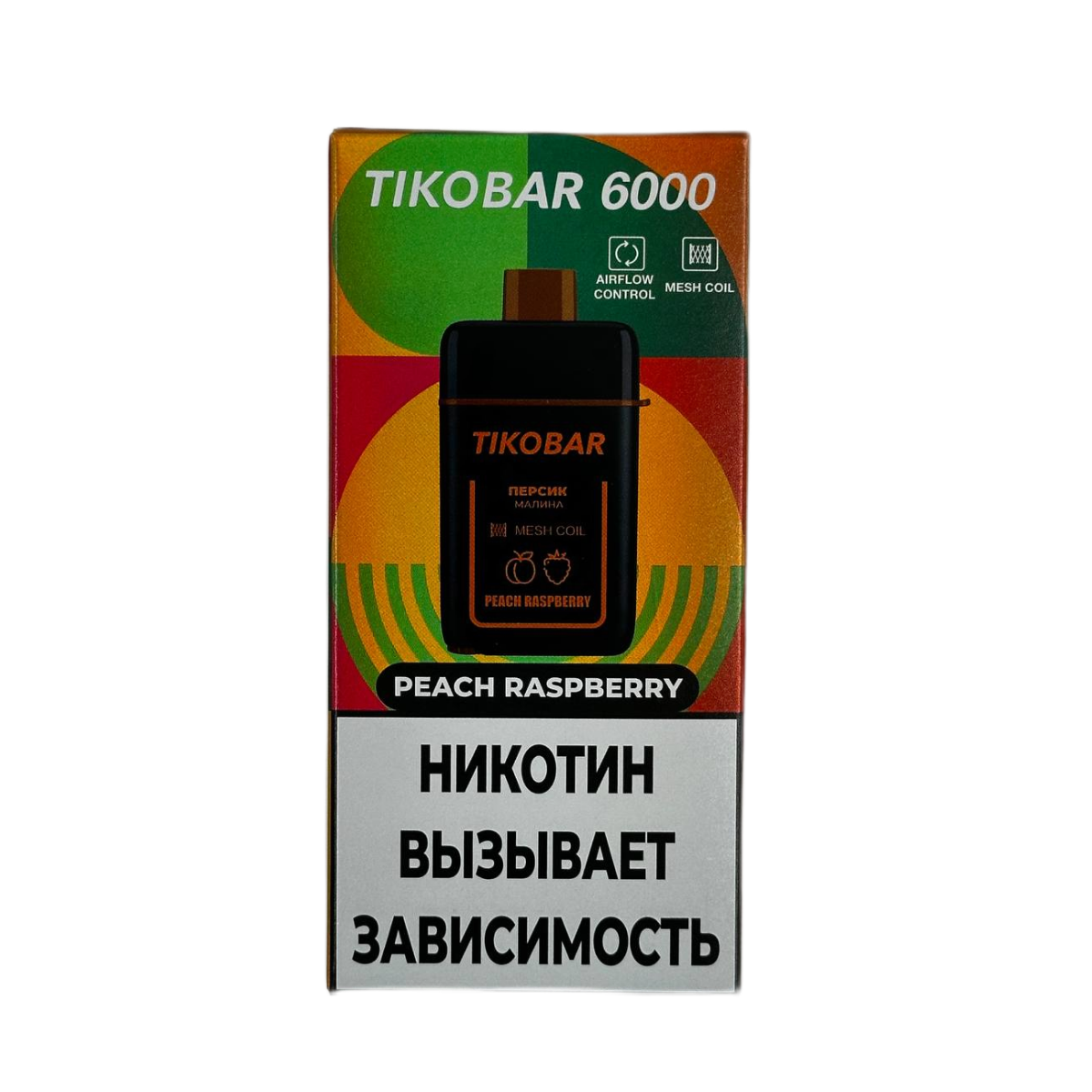 TIKOBAR 6000 Персик малина 2%