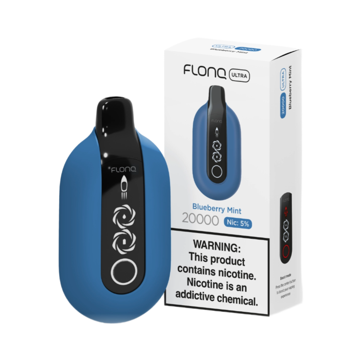 FLONQ Ultra 20000 Черника мята 2%