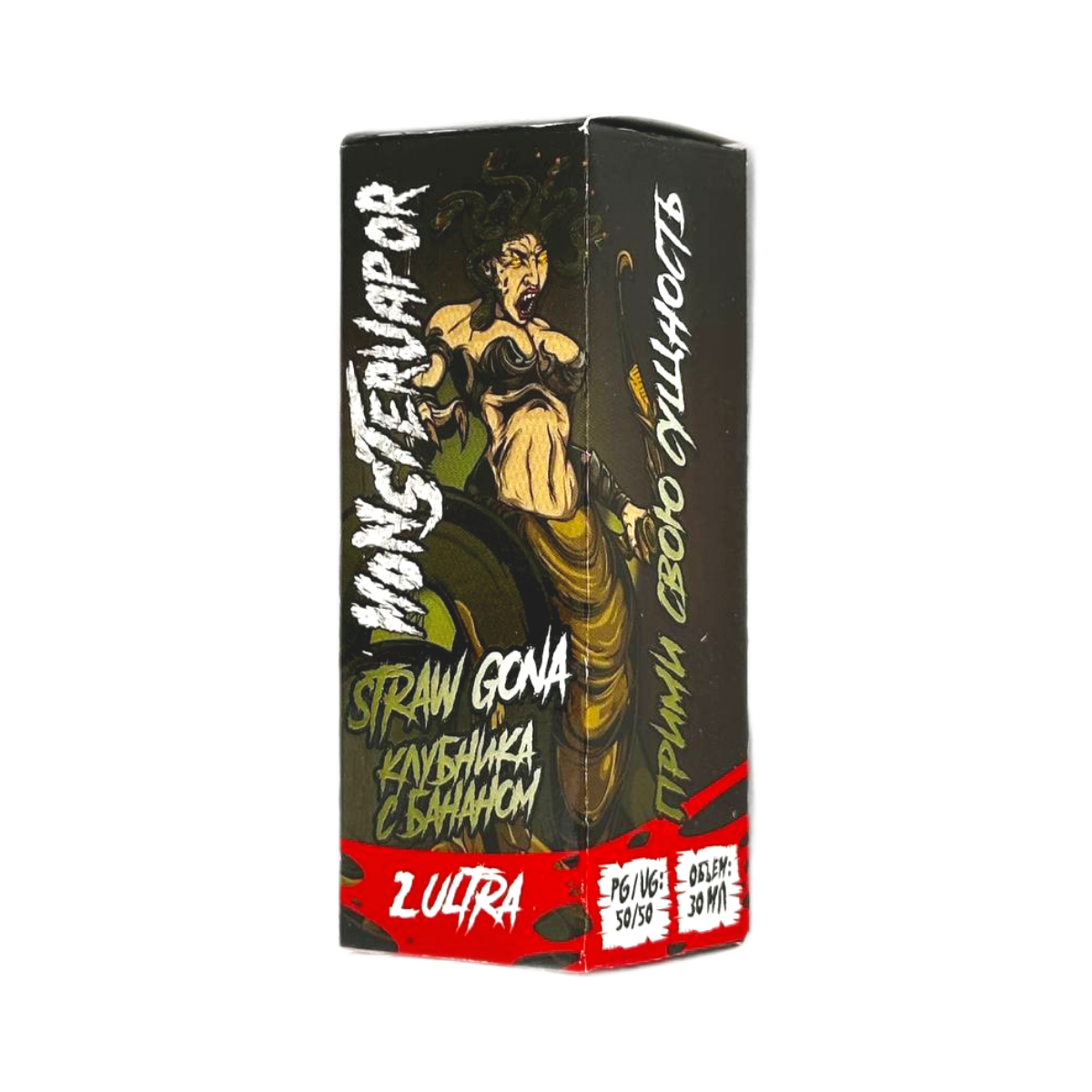 MONSTERVAPOR 2 Ultra STRAW GONA Клубника с бананом 30мл.20мг.