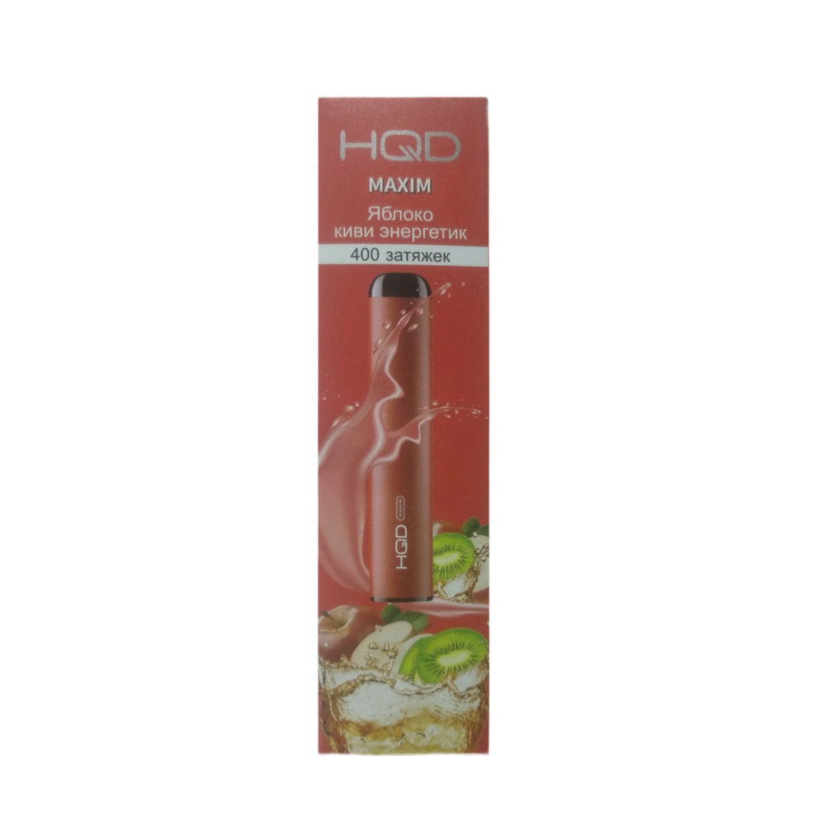HQD MAXIM Яблоко киви энергетик 400 2%