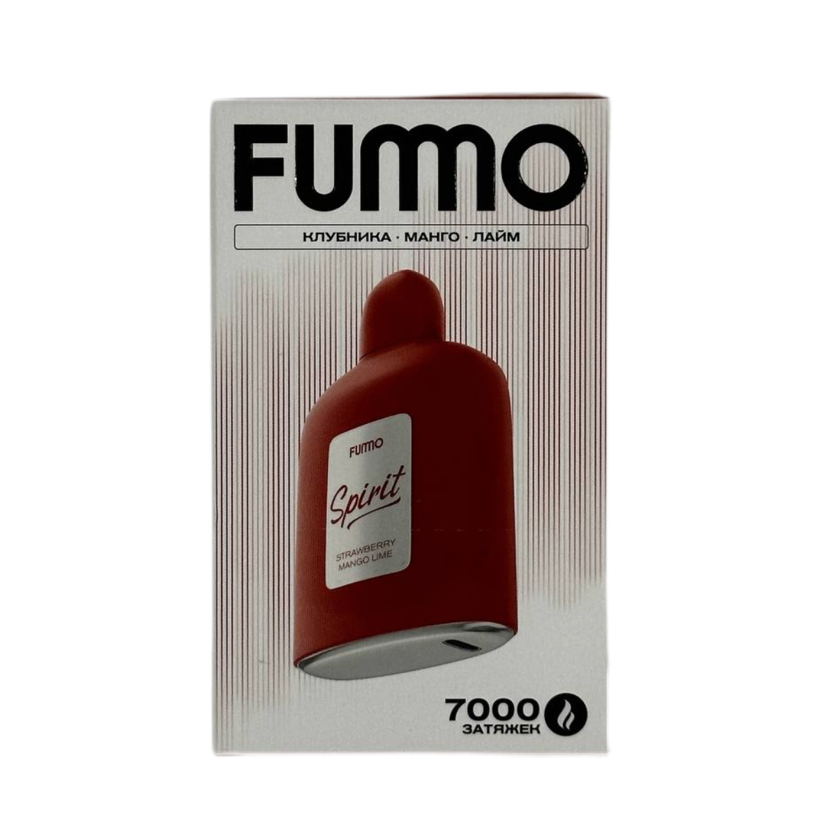 FUMMO SPIRIT 7000 Клубника манго лайм 2%