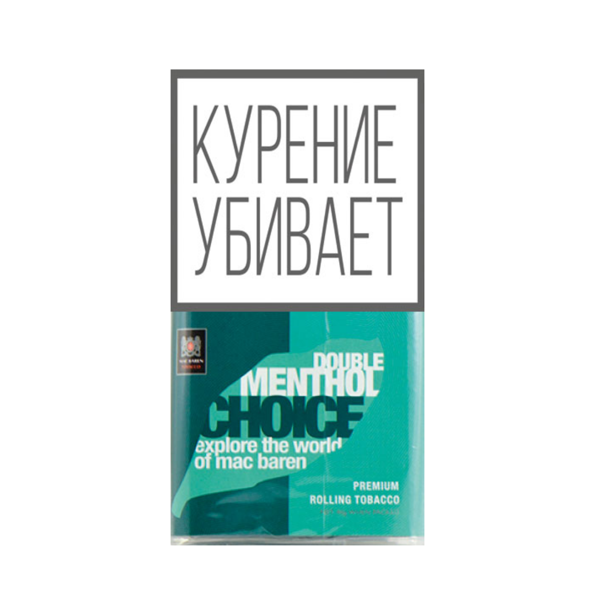 ТАБАК сиг. М.В. DOUBLE MENTHOL CHOICE 40гр.