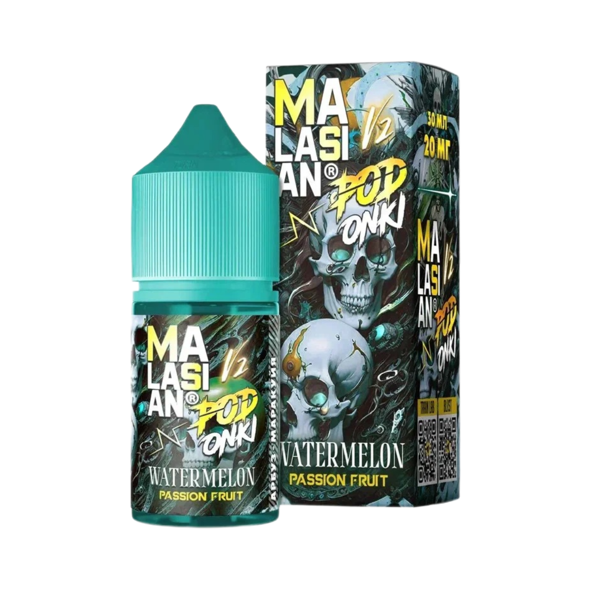 POD ONKI MALASIAN V2 Арбуз маракуйя 30мл.20мг.