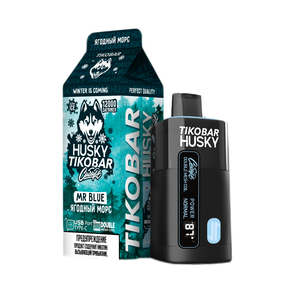 TIKOBAR HUSKY СИБИРЬ 12000 Ягодный морс 2%