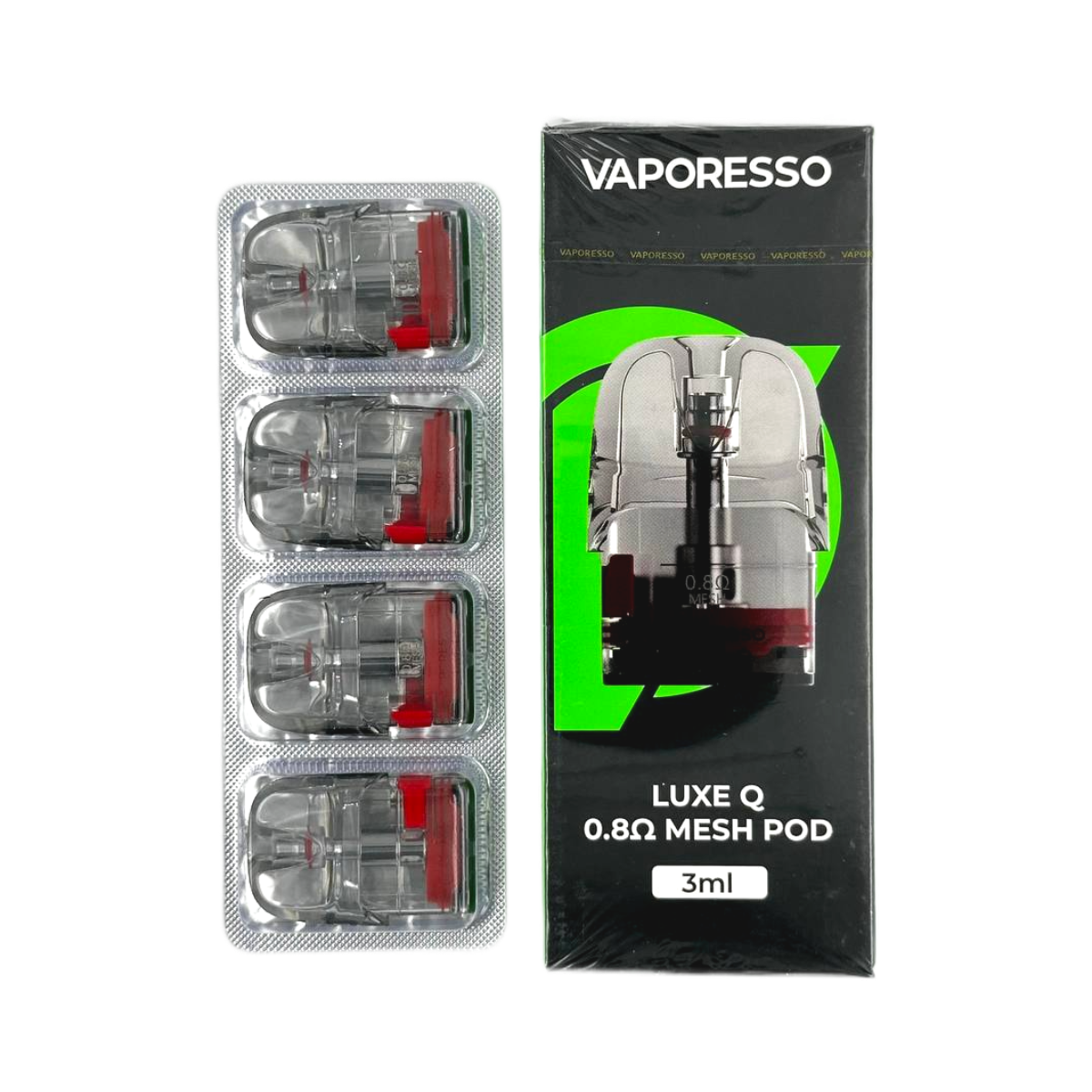 VAPORESSO LUXE Q 0.8ohm 3ml Mesh Pod VRR-0046А-POD (в упак. 4 шт.)