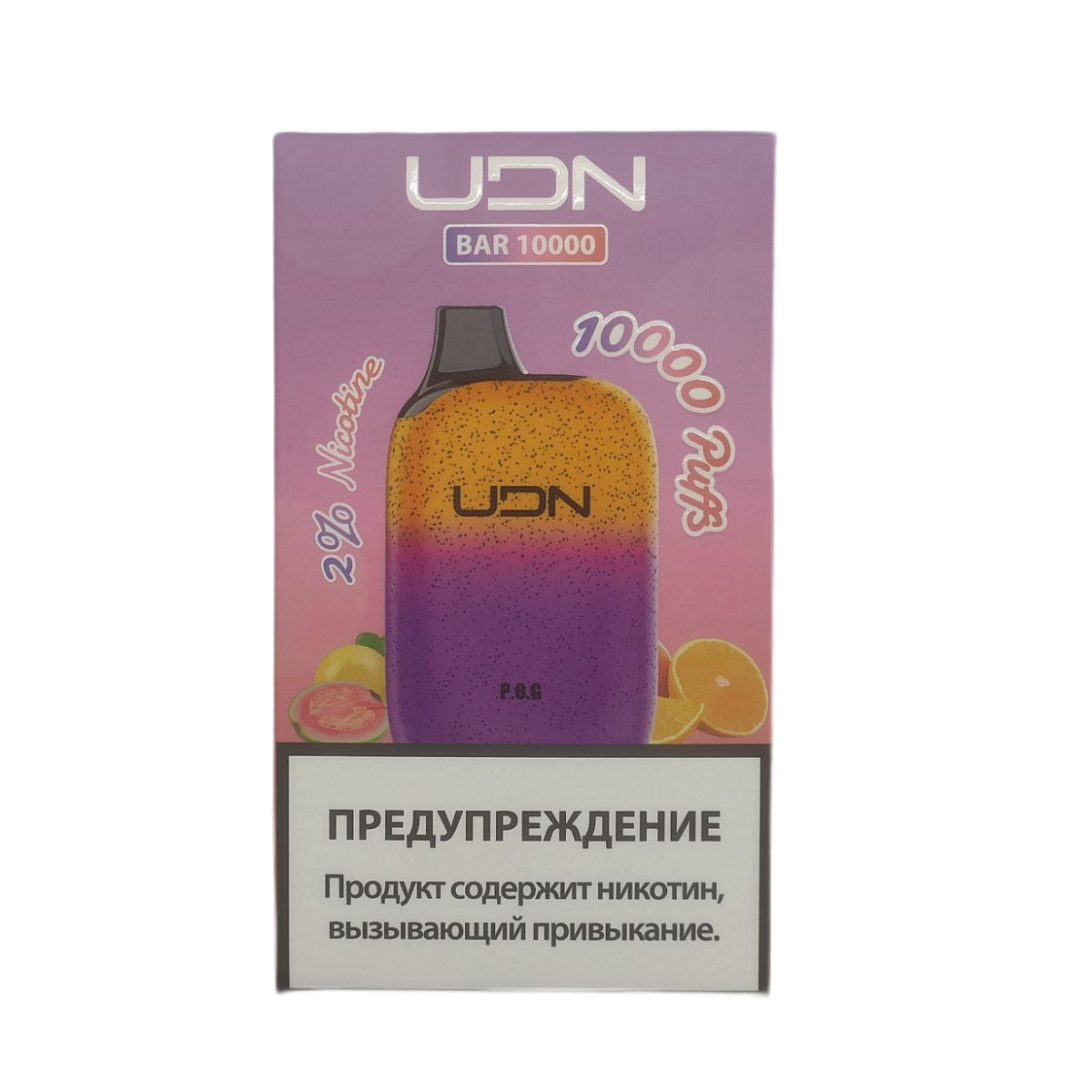UDN BAR 10000 Маракуйя апельсин гуава 2%