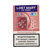 Картридж LOST MARY CD 10000 Красное яблоко лед 2%