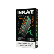 INFLAVE ONYX 18000 Strong Кислое зеленое яблоко
