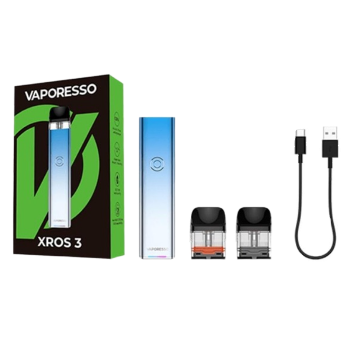 Vaporesso XROS 3 Pod 1000mAh Kit Space Grey VRR-0089B