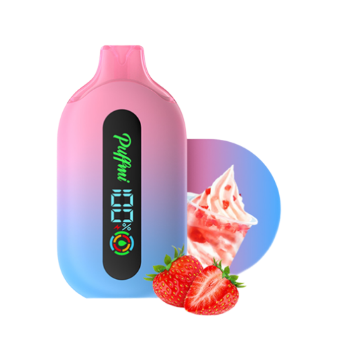 PUFFMI PURE 12000 Клубничное мороженое 2%