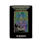 ZIPPO/49061 Classic покр.Multi Color, лат/сталь, разноцветная глянц.