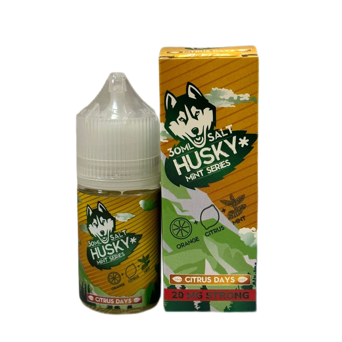 HUSKY SALT strong MINT Цитрус 30мл 2%