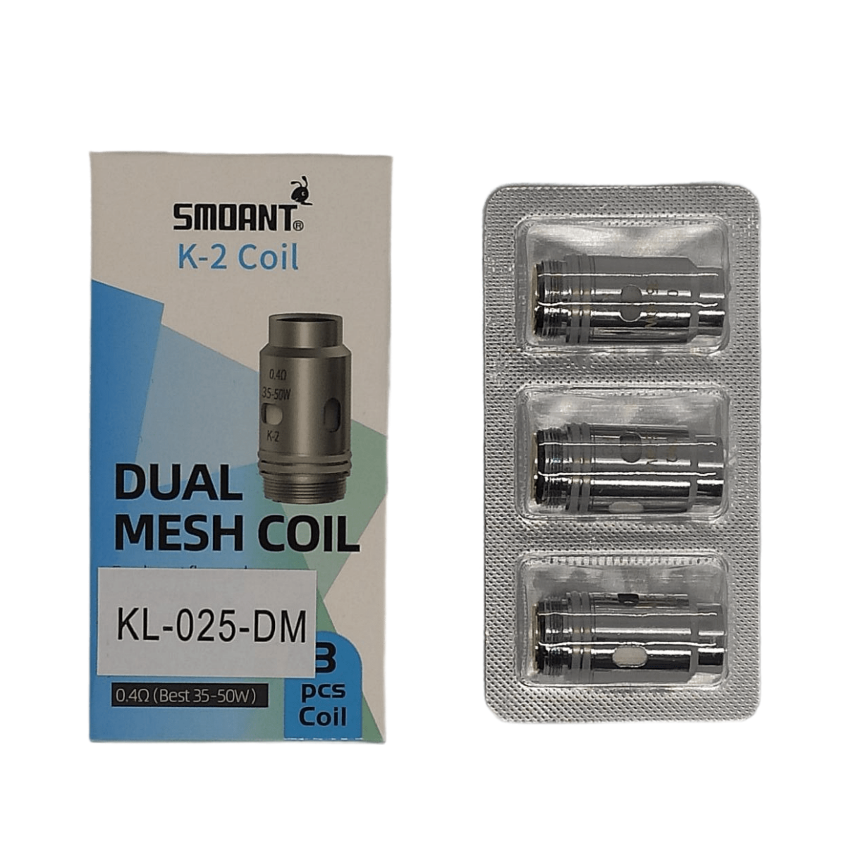 Smoant Knight 80/Pasito 2 Dual Mesh 0.4ohm KL-025-DM-COIL (в упак. 3 шт.)