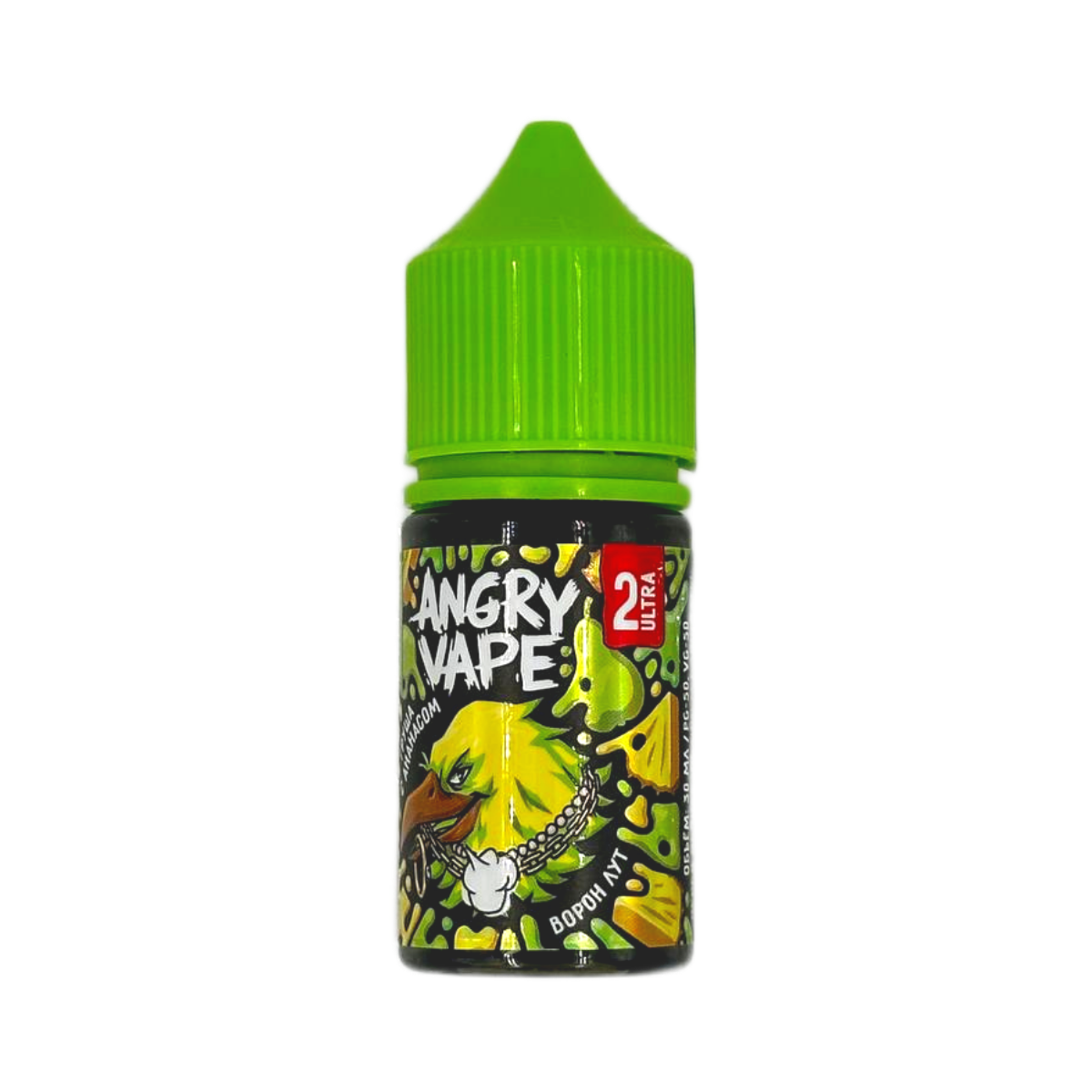 Angry Vape Salt Ultra Ворон Лут (груша с ананасом) 30мл.20мг.