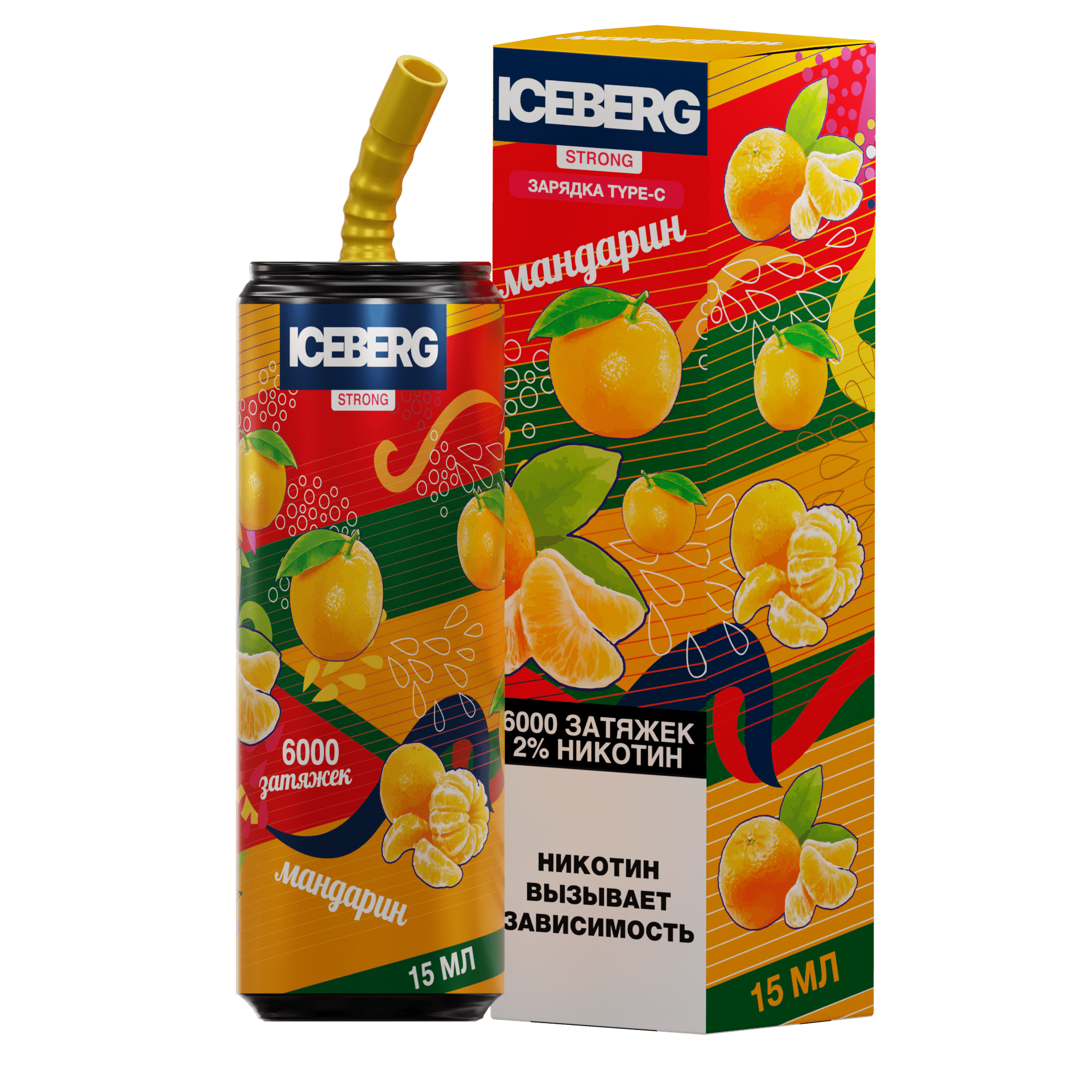 ICEBERG XXL 6000 Мандарин 2%