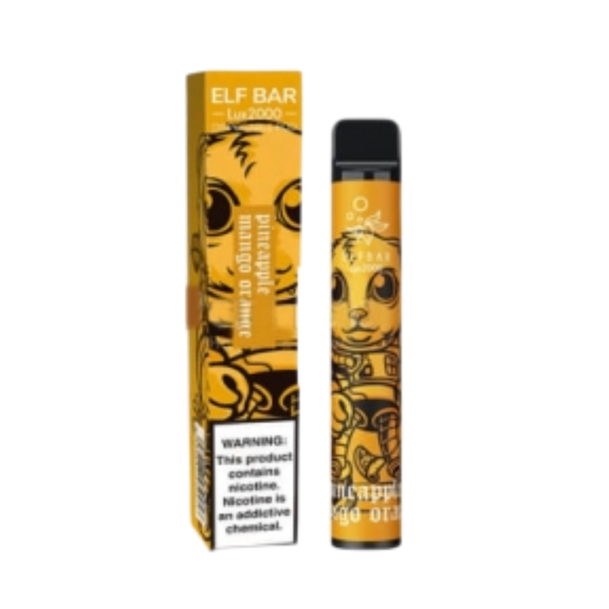 ELFBAR 2000 LUX Ананас манго апельсин 2%