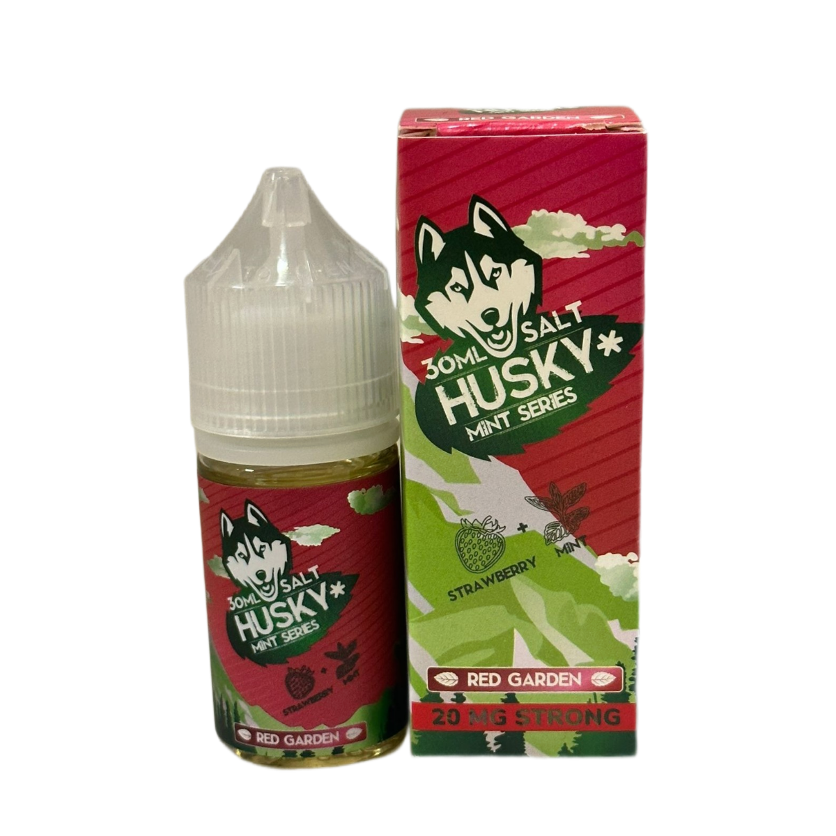 HUSKY SALT strong MINT Клубника мята 30мл 2%