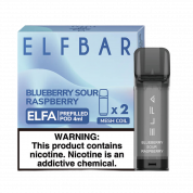 Картридж ELFBAR Черничная сахарная вата 4мл х 2шт