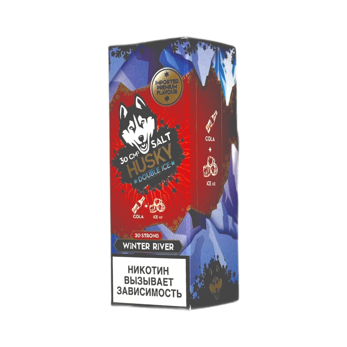 HUSKY SALT strong   double ICE Ледяная кола 30мл.20мг.