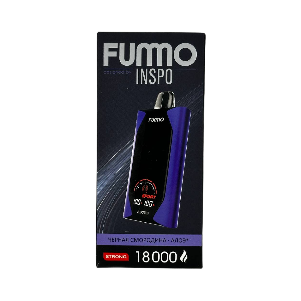 FUMMO GTS 18000 Черная смородина алоэ strong 2%