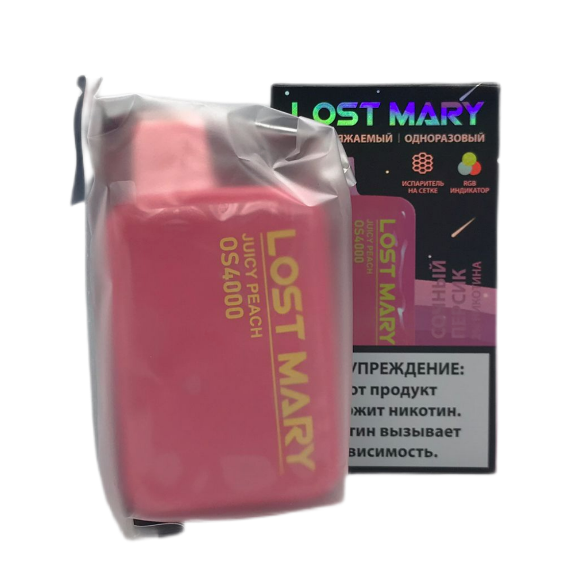 LOST MARY OS 4000 Сочный персик 2%