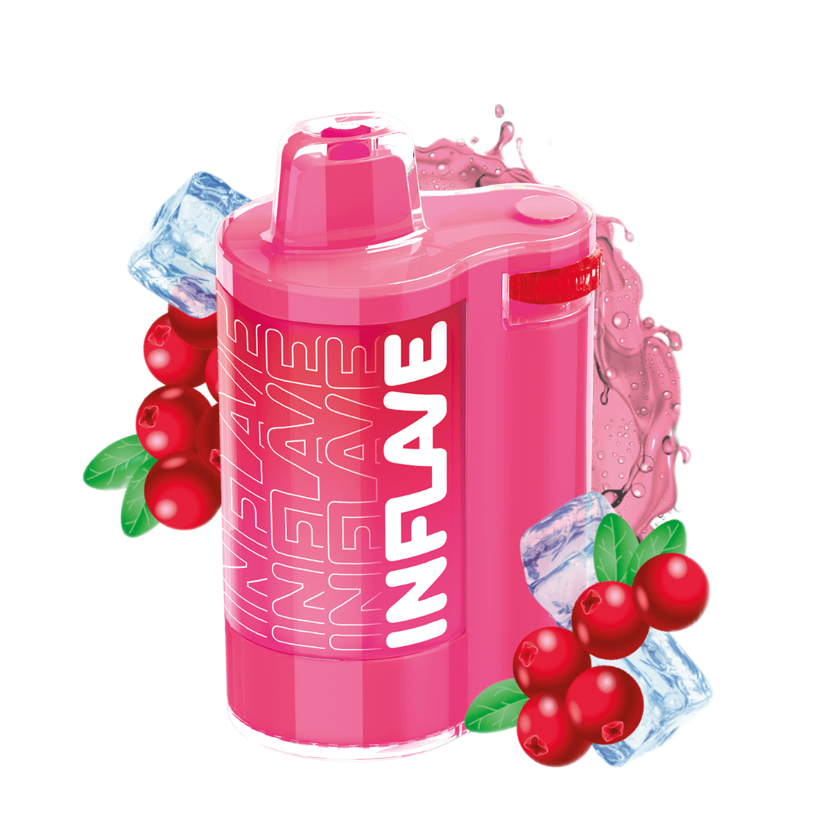 INFLAVE SPIN 8000 Клюквенная содовая 2%